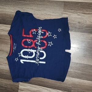 TOMMY Hilfiger 1985 Red White and Blue Star Top Size 8/10 Medium America